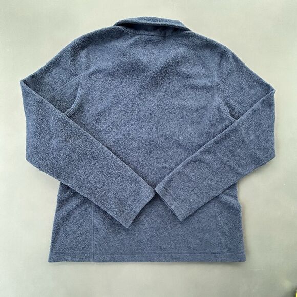 Patagonia Micro D Fleece Jacket Womens Medium Blue 1/4 Zip Pullover Lightweight - Picture 2 of 6